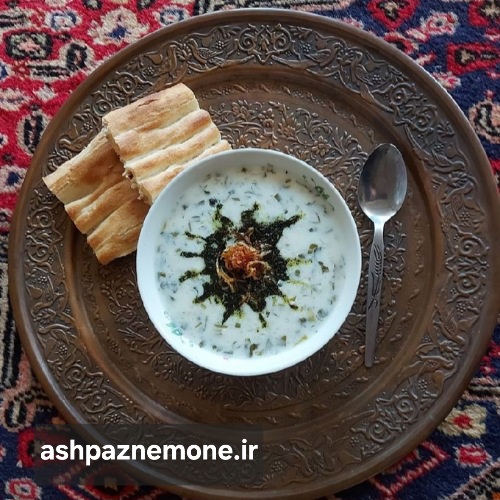 طرز تهیه آش دوغ اردبیلی اصیل با طعم سنتی و فوت و فن جلوگیری از بریدن دوغ