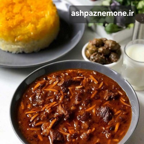 خورش گوشت ایرانی با فوت‌وفن حرفه‌ای آشپز نمونه: دستور کامل و یونیک