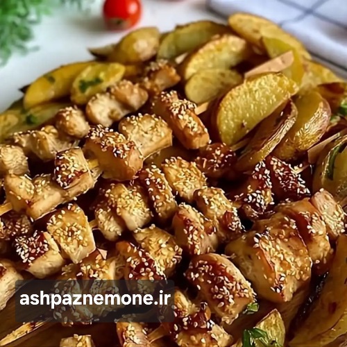 طرز تهیه کباب مرغ کنجدی خانگی با دستور سر آشپز نمونه؛ راهنمای کامل آشپزی ایرانی و بین‌المللی