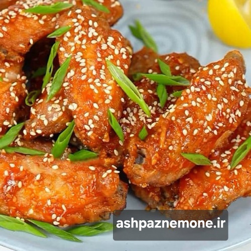 طرز تهیه بوفالو وینگز ترد و آبدار به سبک رستورانی با سس مخصوص خانگی روش اختصاصی آشپز نمونه