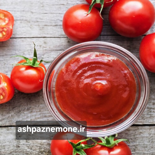 طرز تهیه سس گوجه فرنگی خانگی غلیظ و خوش‌رنگ به روش اختصاصی آشپز نمونه با طعمی طبیعی و ماندگار