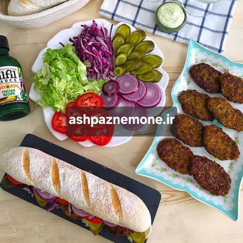 طرز تهیه شامی بادمجان کبابی خوش‌طعم و مجلسی با بافتی نرم و عطر دودی به روش اختصاصی آشپز نمونه